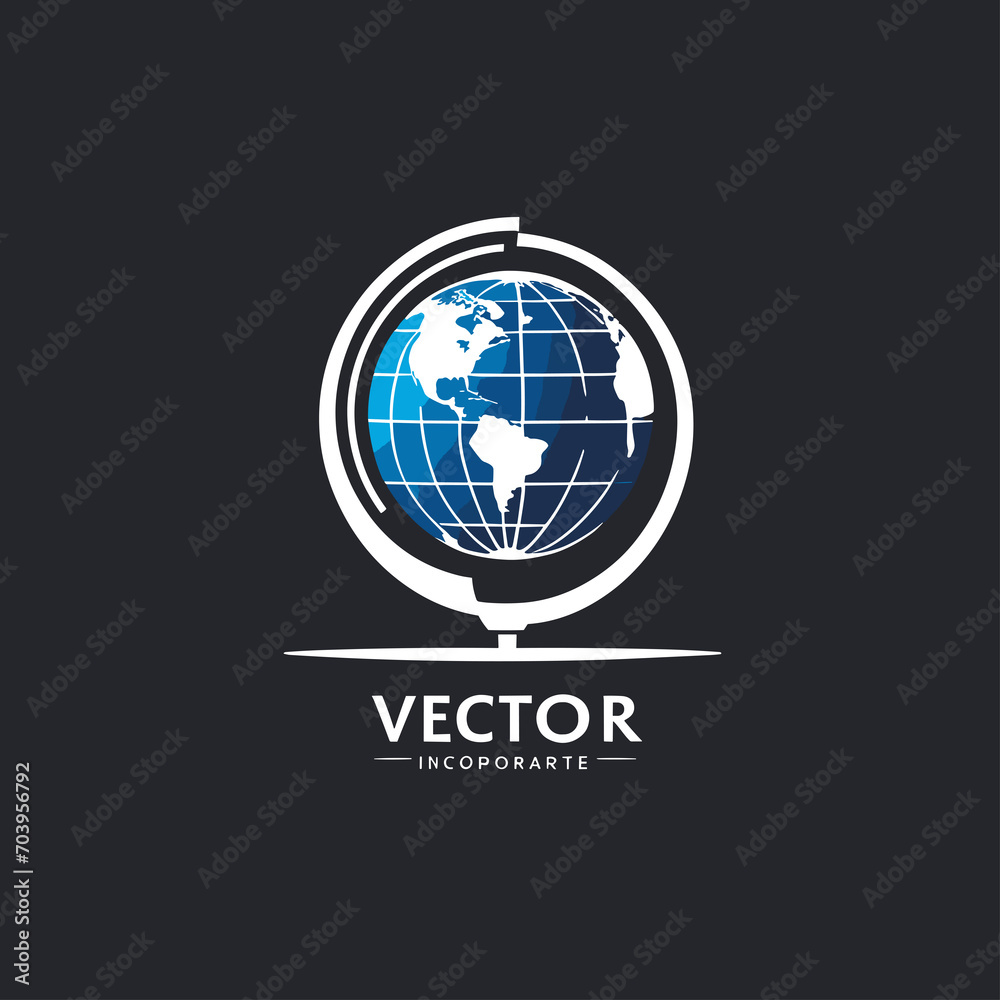 globe with icon, logo design, world logo design, vector logo design, vector illustration globe with icon, logo design, world logo design, vector logo design, vector illustration