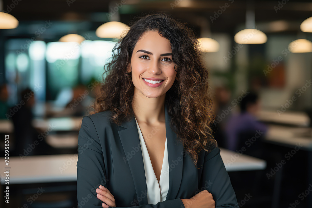 A moment in the life of a stylish and successful woman: smiling and engaging in a business meeting, showcasing professionalism and empowerment. A moment in the life of a stylish and successful woman: smiling and engaging in a business meeting, showcasing professionalism and empowerment.