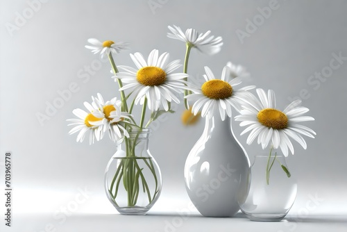 bouquet of daisies in vase