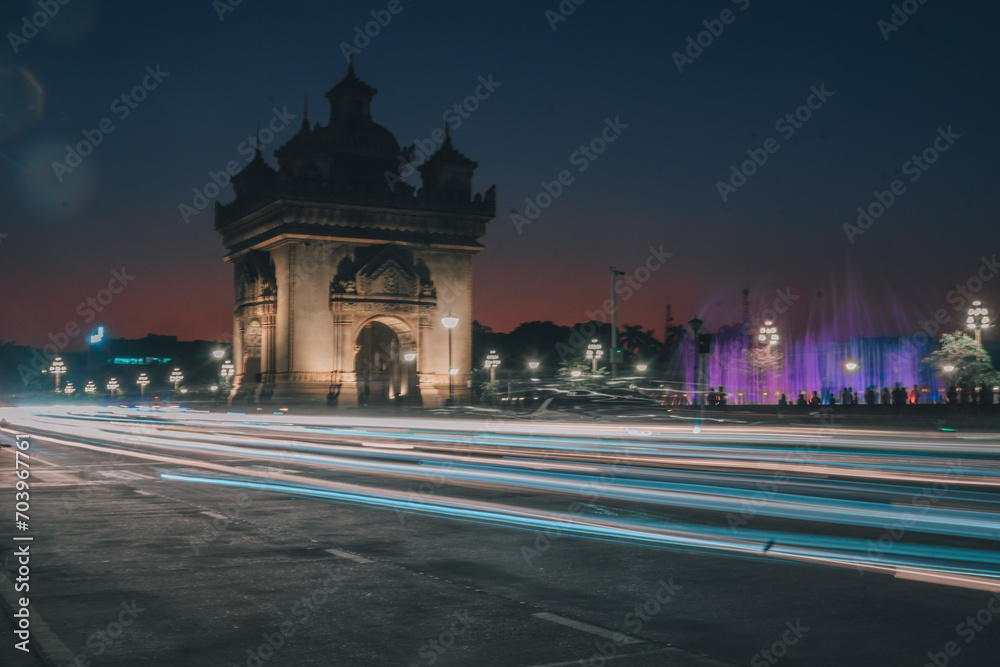 Obraz premium Patuxay Monument, Vientiane