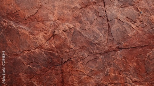 Dark red orange brown rock texture with cracks. Close - up. Rough mountain surface. Stone granite background for design. Nature. photo