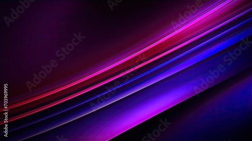 Black dark deep violet purple blue red burgundy maroon magenta abstract background. Geometric shape. Line strip angle 3d. Noise grain. Color gradient. Bright neon electric metallic glow.Banner.Design