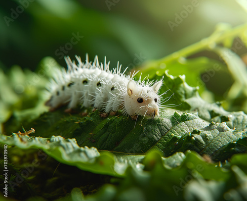 Caterpillar With Cat Ears