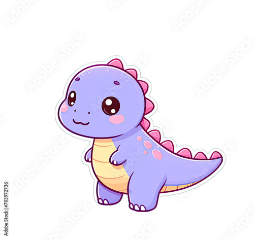 Generative AI Cute Little Dino Sticker  cute baby dinosaur sticker  cool little dinosaur stickers  lovely Little baby dinosaur Sticker  adorable little dinosaur stickers  adorable baby dino stickers