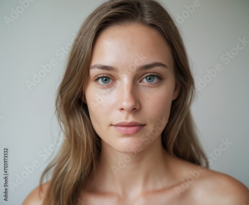 beautiful woman portrait authentic and natural