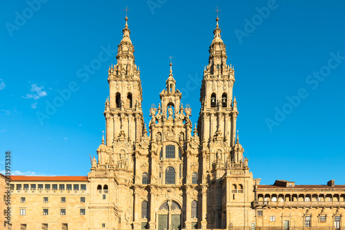 Cathedral of Santiago de Compostela, Galicia, Spain. High quality photo