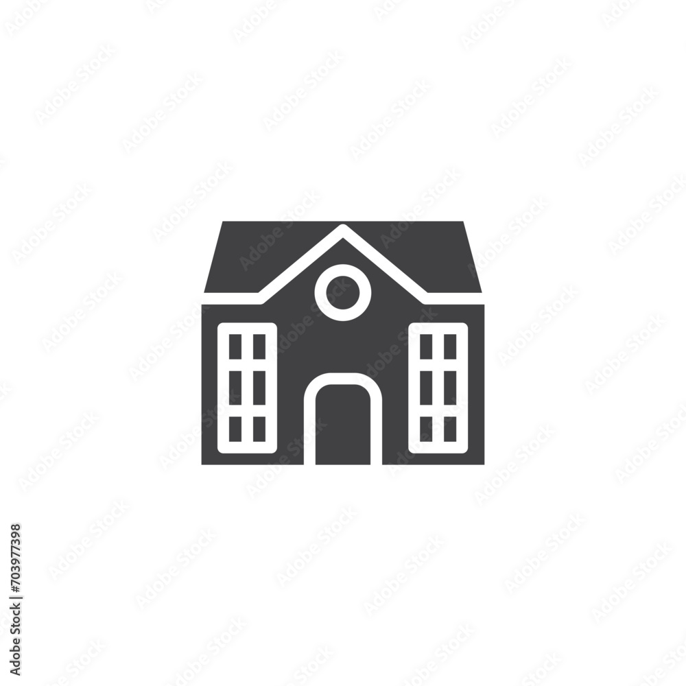 house icon. sign for mobile concept and web design. outline vector icon. symbol, logo illustration. vector graphics.