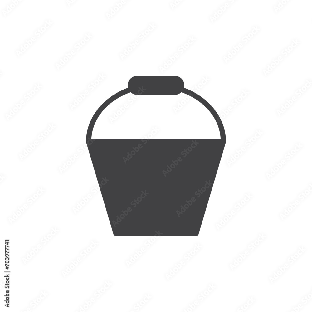 bucket icon. sign for mobile concept and web design. outline vector icon. symbol, logo illustration. vector graphics. bucket icon. sign for mobile concept and web design. outline vector icon. symbol, logo illustration. vector graphics.