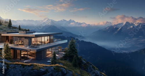 The Remarkable Experience of Residing in Homes Suspended Over Ethereal Cloud Valleys photo