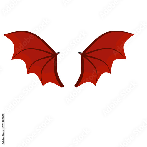 fantasy cartoon dragon wings