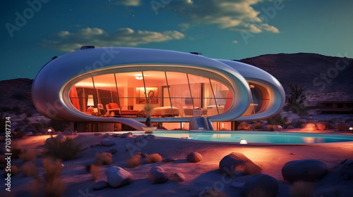 Desert Space House Of The Future