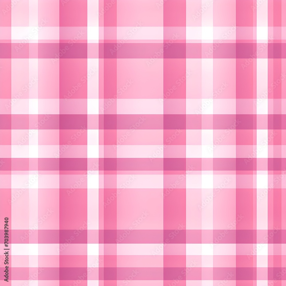 A seamless repeatable pattern of a classic tartan plaid design in pink and white A seamless repeatable pattern of a classic tartan plaid design in pink and white