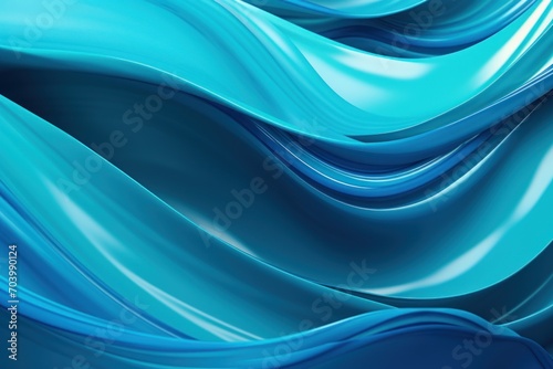  a close up of a blue fabric with wavy lines on the top and bottom of the fabric and the bottom of the fabric is wavy lines on the bottom of the fabric.