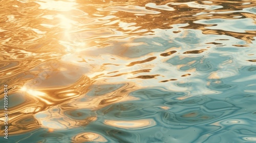  the sun shines brightly over the water of a body of water with ripples on the surface of the water and the sun shining on the surface of the water.