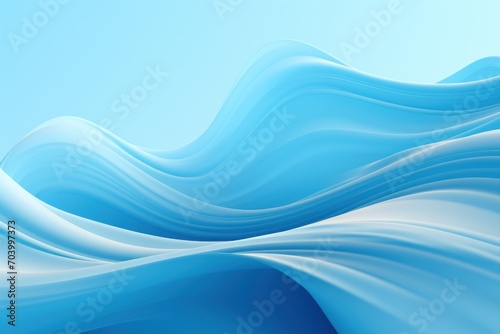 a close up of a blue and white background with wavy lines on the bottom of the image and the bottom of the image with a light blue sky in the background.