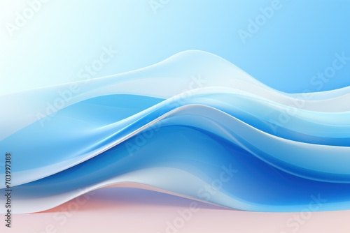 a blue and white wavy background with a light pink background and a light blue background with a light pink background and a light blue background with a light pink edge. © Shanti