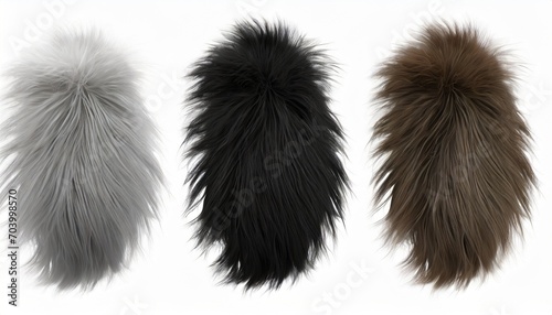 fur hair different textures template bundle pack realistic ai generated