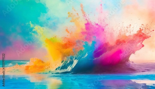 paint splash 8k desktop wallpaper © Wendy