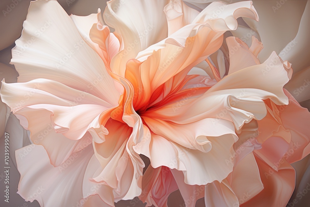 a close up of a flower on a white and orange background with a pink center and a white and orange center in the middle of the center of the flower. a close up of a flower on a white and orange background with a pink center and a white and orange center in the middle of the center of the flower.