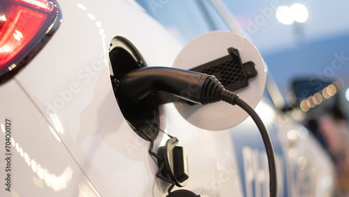 EV car charging station.