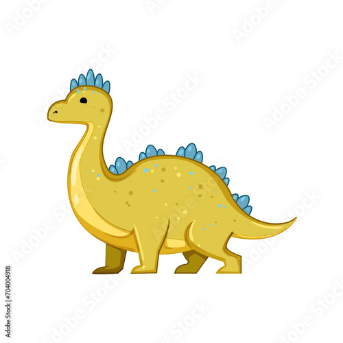funny dinosaur character cartoon. kid rex, kids brachiosaurus, fun ankylosaurus funny dinosaur character sign. isolated symbol vector illustration