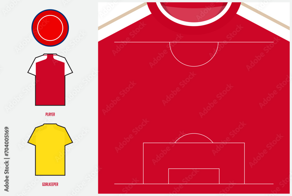 Infographic for football or soccer match lineups formation. Set of ...