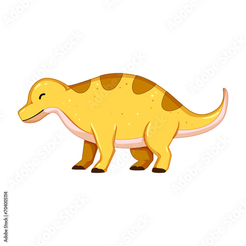 kid dinosaur character cartoon. rex kids, brachiosaurus fun, ankylosaurus t kid dinosaur character sign. isolated symbol vector illustration