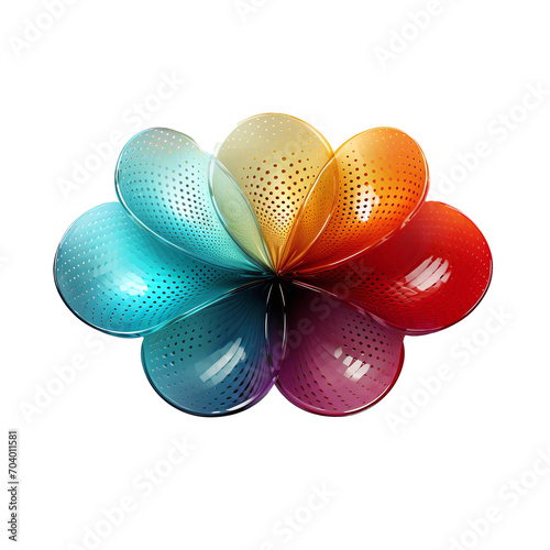 abstract wave background isolated against transparend background photo