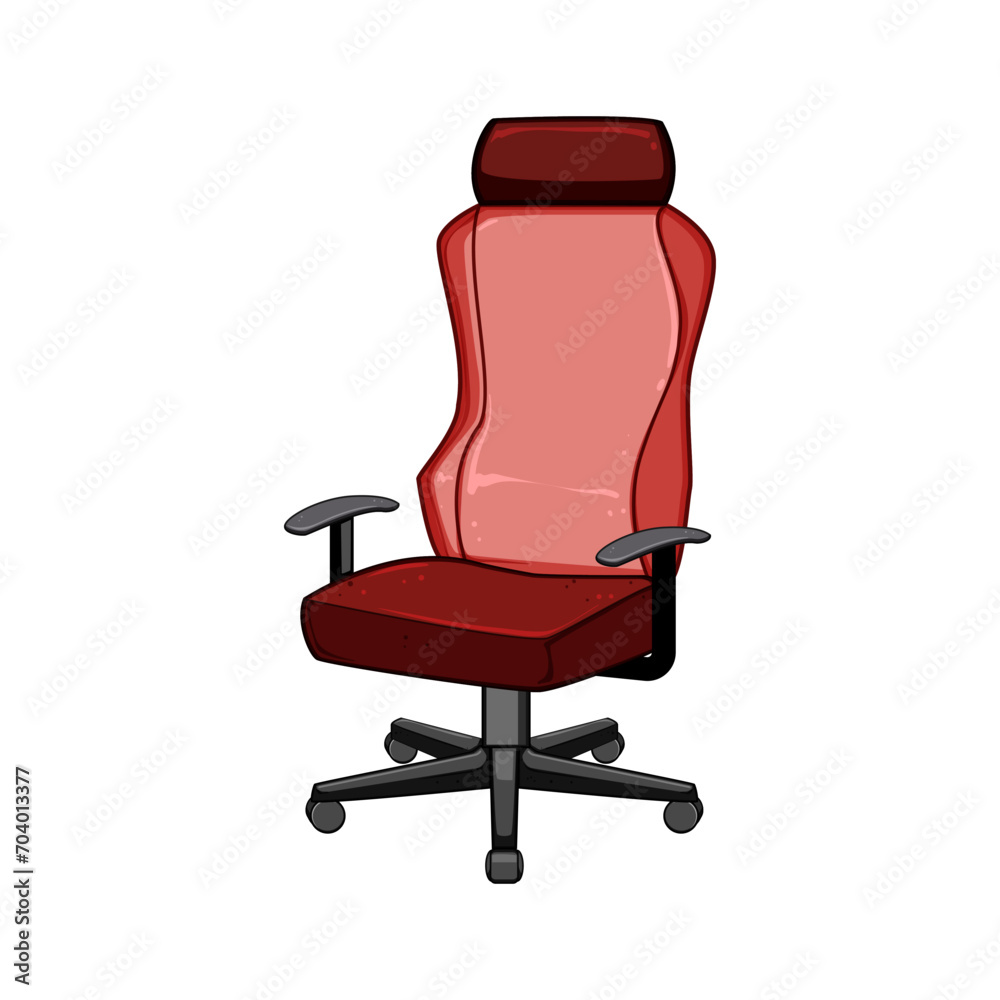 r game chair cartoon. computer seat, arm room, monitor entertainment r game chair sign. isolated symbol vector illustration r game chair cartoon. computer seat, arm room, monitor entertainment r game chair sign. isolated symbol vector illustration