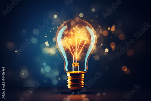 brightly colored light bulb with smoke coming out of it photo