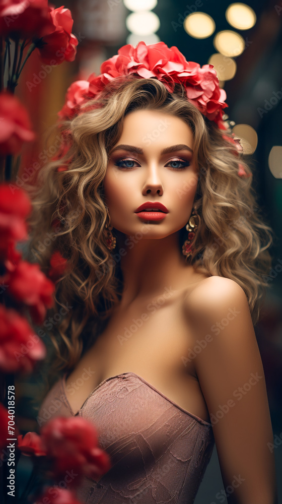 Fashion Portrait. Beautiful Woman Fashion Portrait. Beautiful Woman
