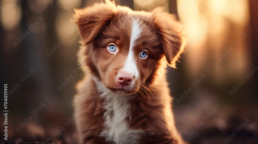 Happy little puppy dog Happy little puppy dog