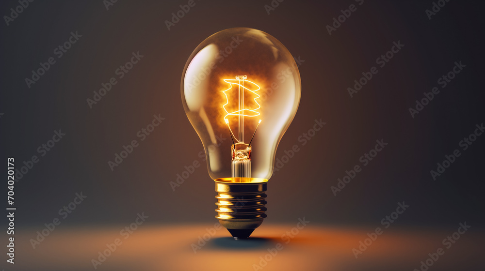 Innovative Light Concept. Glowing Creativity. AI Generated Innovative Light Concept. Glowing Creativity. AI Generated