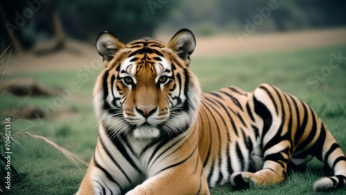 portrait of a tiger ai generated