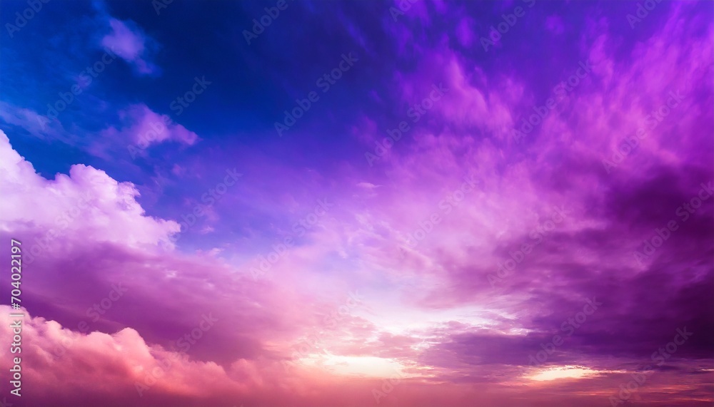 deep purple magenta violet navy blue sky dramatic evening sky with clouds colorful sunset background for design dark shades cloudy weather storm fantasy fantastic