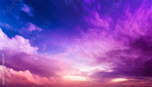 deep purple magenta violet navy blue sky dramatic evening sky with clouds colorful sunset background for design dark shades cloudy weather storm fantasy fantastic photo