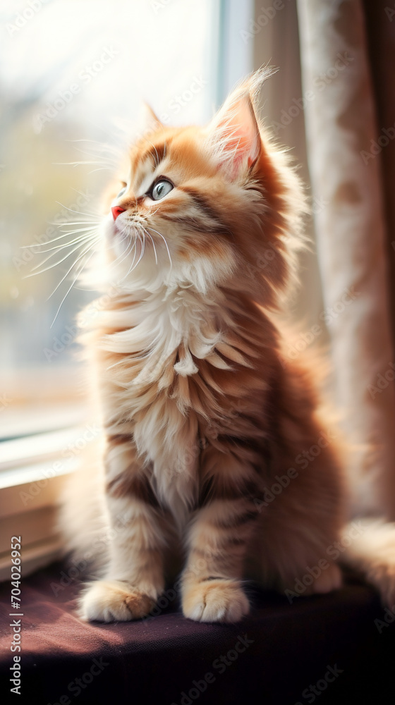 Fototapeta premium the most beautiful kitten