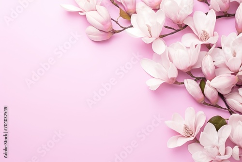  a pink background with a bunch of pink flowers on the left side of the image and a pink background with a bunch of pink flowers on the right side of the left side.