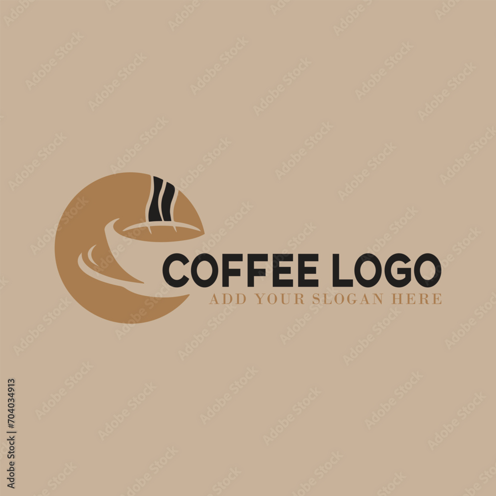 coffee shop logo design vector coffee shop logo design vector