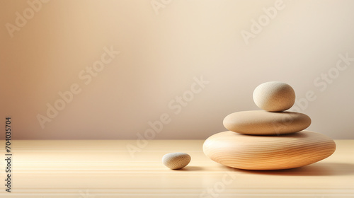 Geisteszustände, Meditation, Feng Shui, Entspannung, Natur, Zen-Konzept, Zen Steine, minimalistisch Bambus Pflanze Zen Meditation