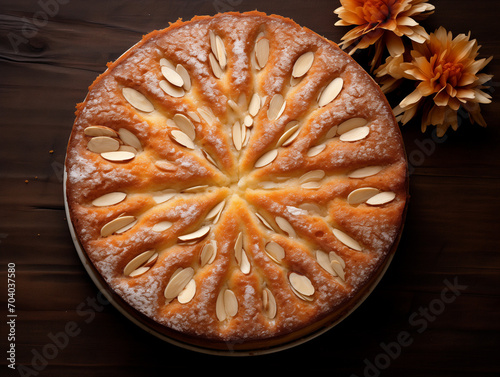 Tarta de Santiago, pastel de almendras