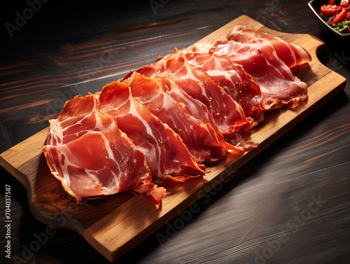 Jamón Ibérico en tabla de madera
