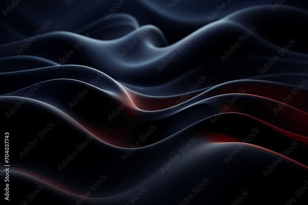 Fototapeta premium Beautiful abstract background for presentation in dark colors. AI Generated.