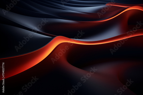 Beautiful abstract background for presentation in dark colors. AI Generated.