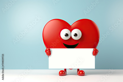 Cute Cartoon Heart Characte...