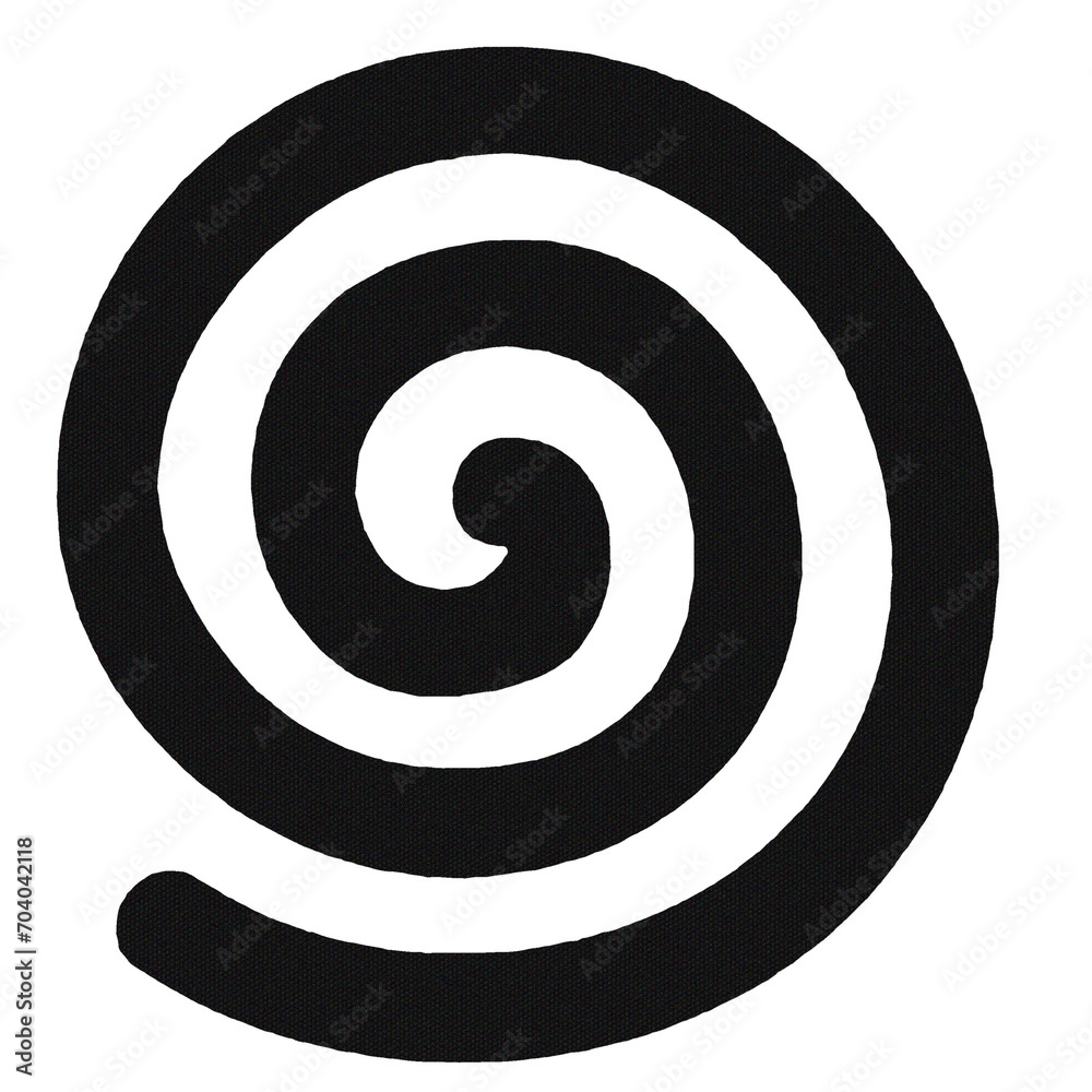 Black spiral. Circle lines with transparant background Black spiral. Circle lines with transparant background