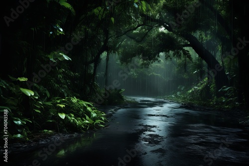 rain forest in the morning © shuja