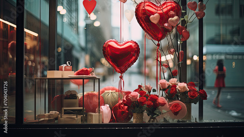 Valentine's Day Storefront Display