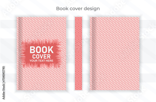 Modern book cover design template