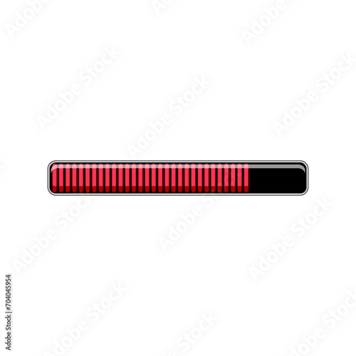 infographic progress bar cartoon. web interface, user step, ui chdownload infographic progress bar sign. isolated symbol vector illustration